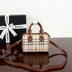 Burberry Mini Check Bowling Bag